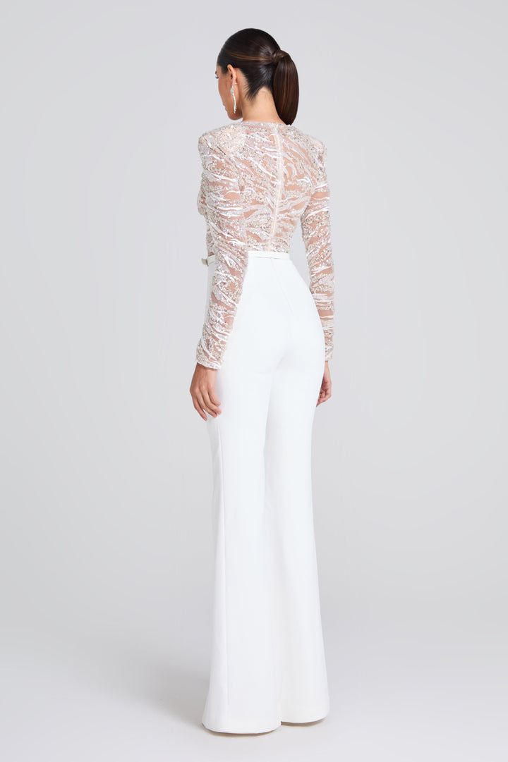 Naila | Jumpsuit mit Spitze