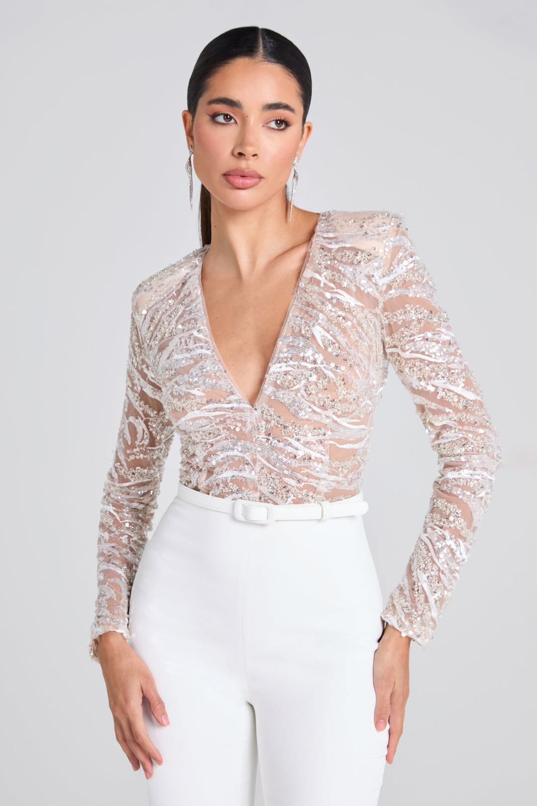 Naila | Jumpsuit mit Spitze