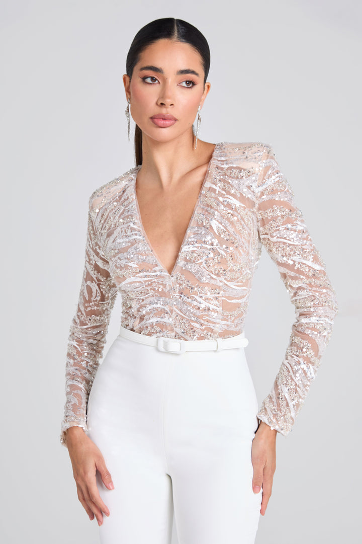 Naila | Jumpsuit mit Spitze