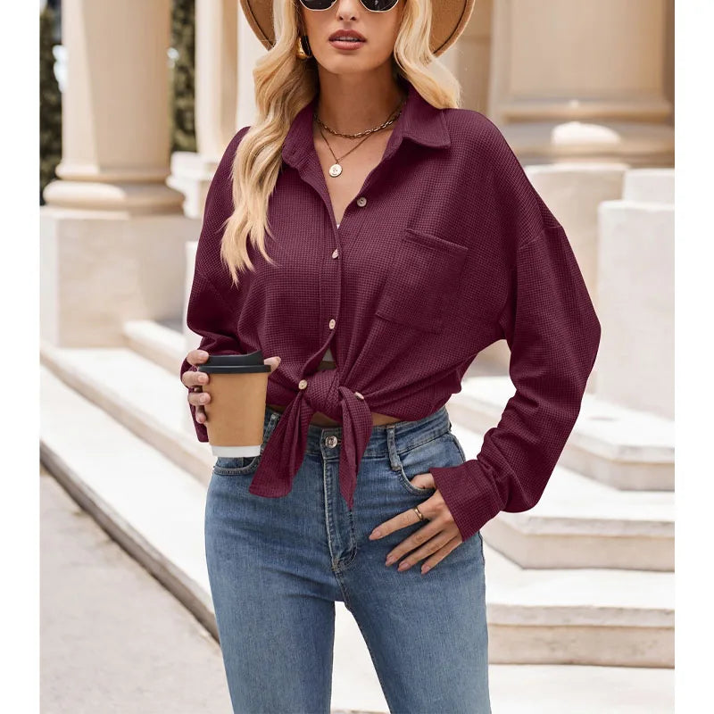 Katie | Lockere Frühlings- und Sommerbluse