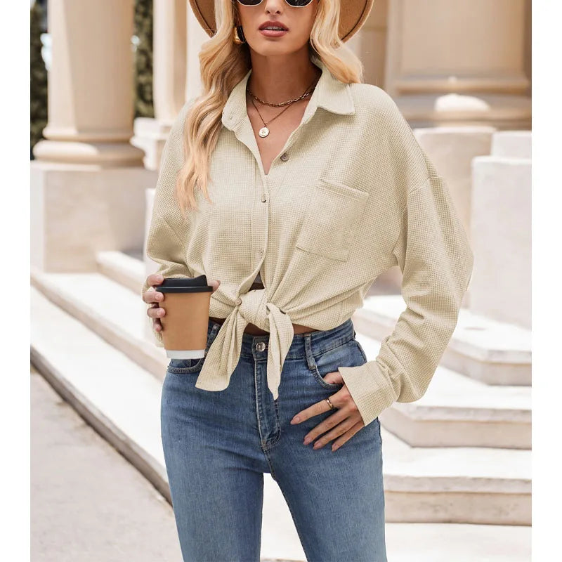 Katie | Lockere Frühlings- und Sommerbluse