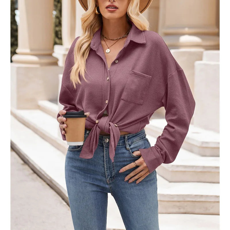 Katie | Lockere Frühlings- und Sommerbluse