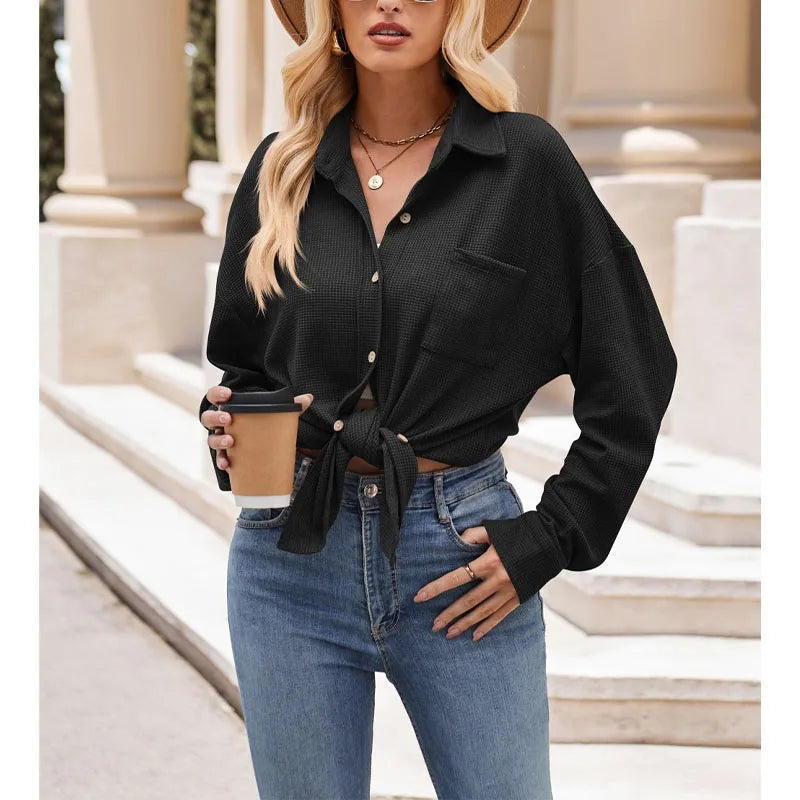 Katie | Lockere Frühlings- und Sommerbluse