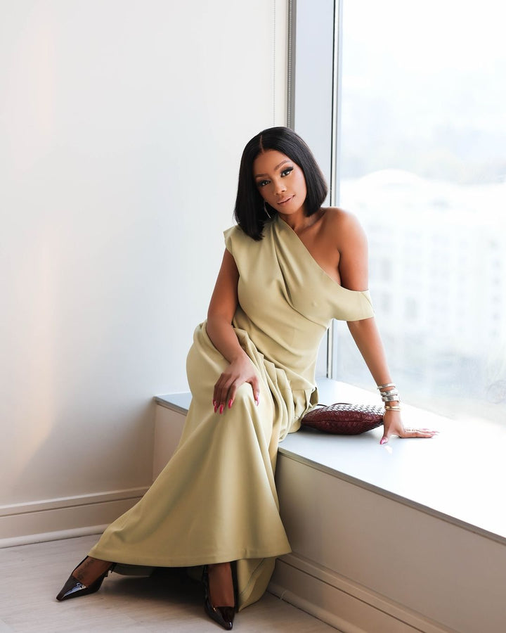 Arabista | Schicke unregelmäßige hochtaillierte Rock-Kleid