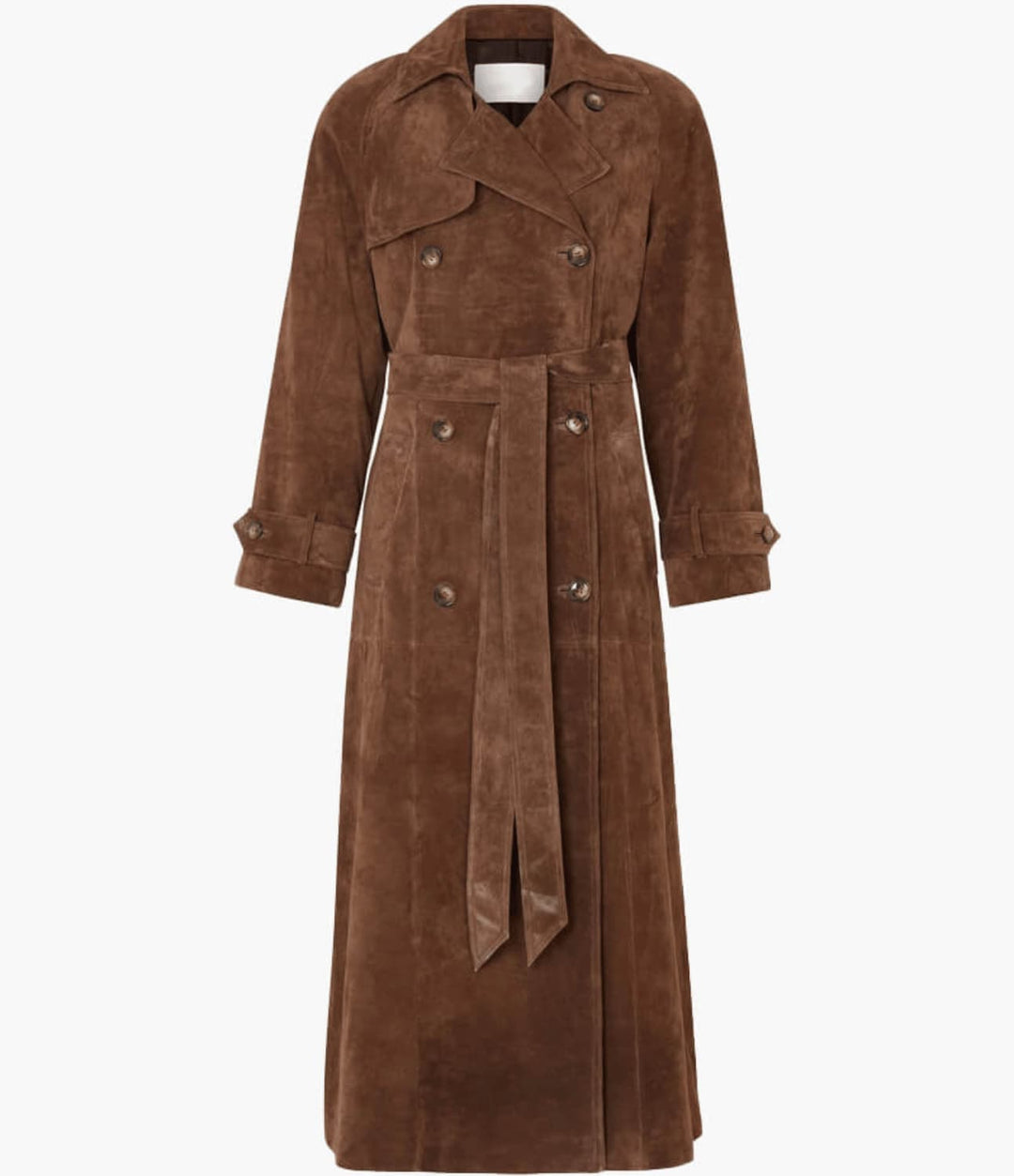 Trench | Wildleder Trenchcoat