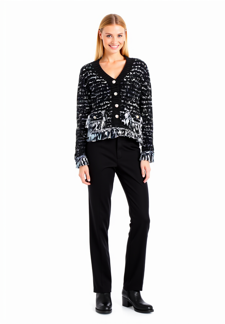 Celestia | Bouclé-Strickjacke