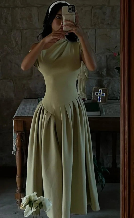 Arabista | Schicke unregelmäßige hochtaillierte Rock-Kleid