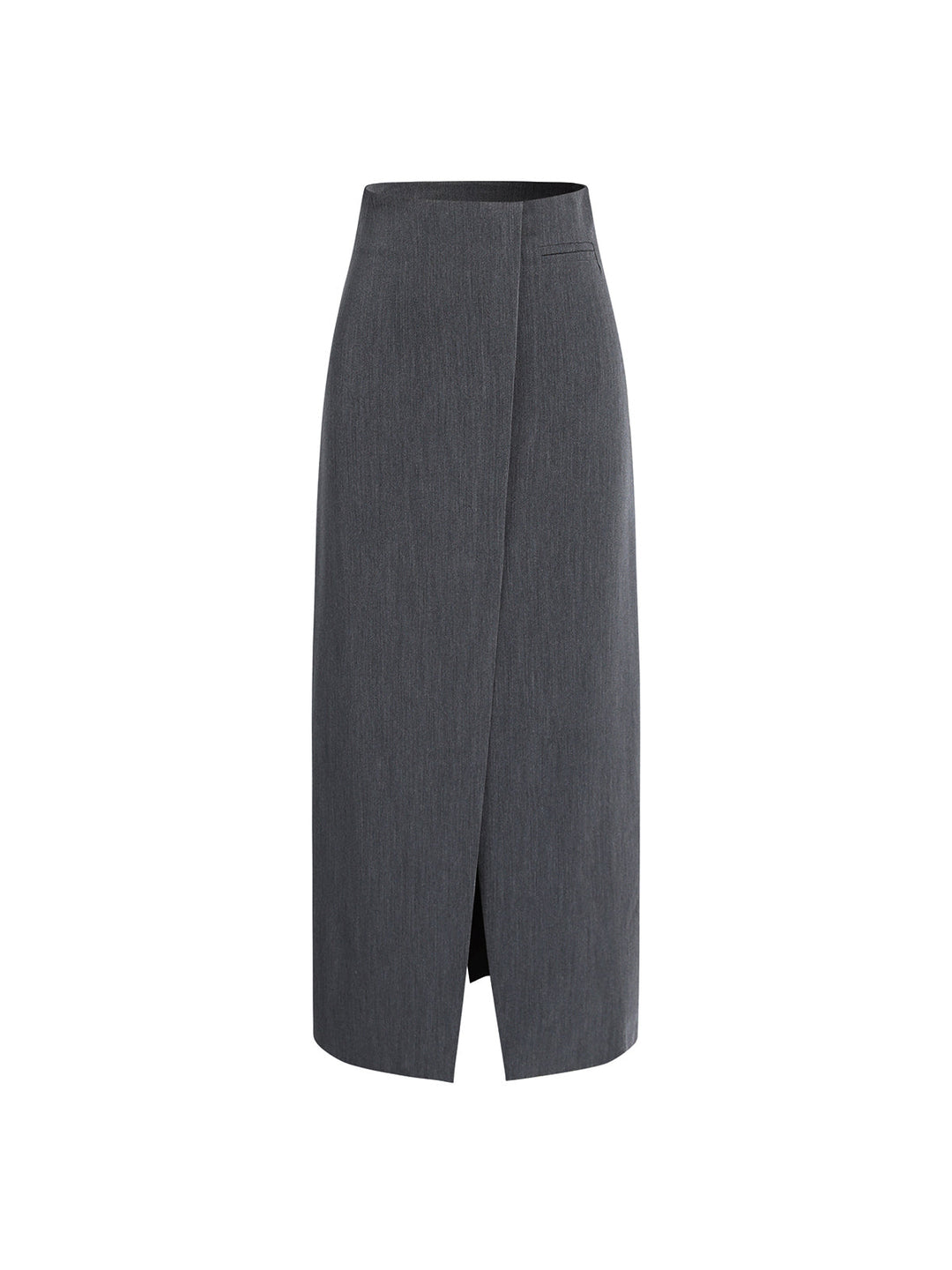 Sie ist mühelose Schlitz-Maxi-Rock