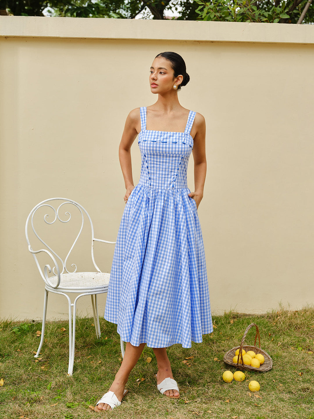 Delphia |  Karierte Kleid