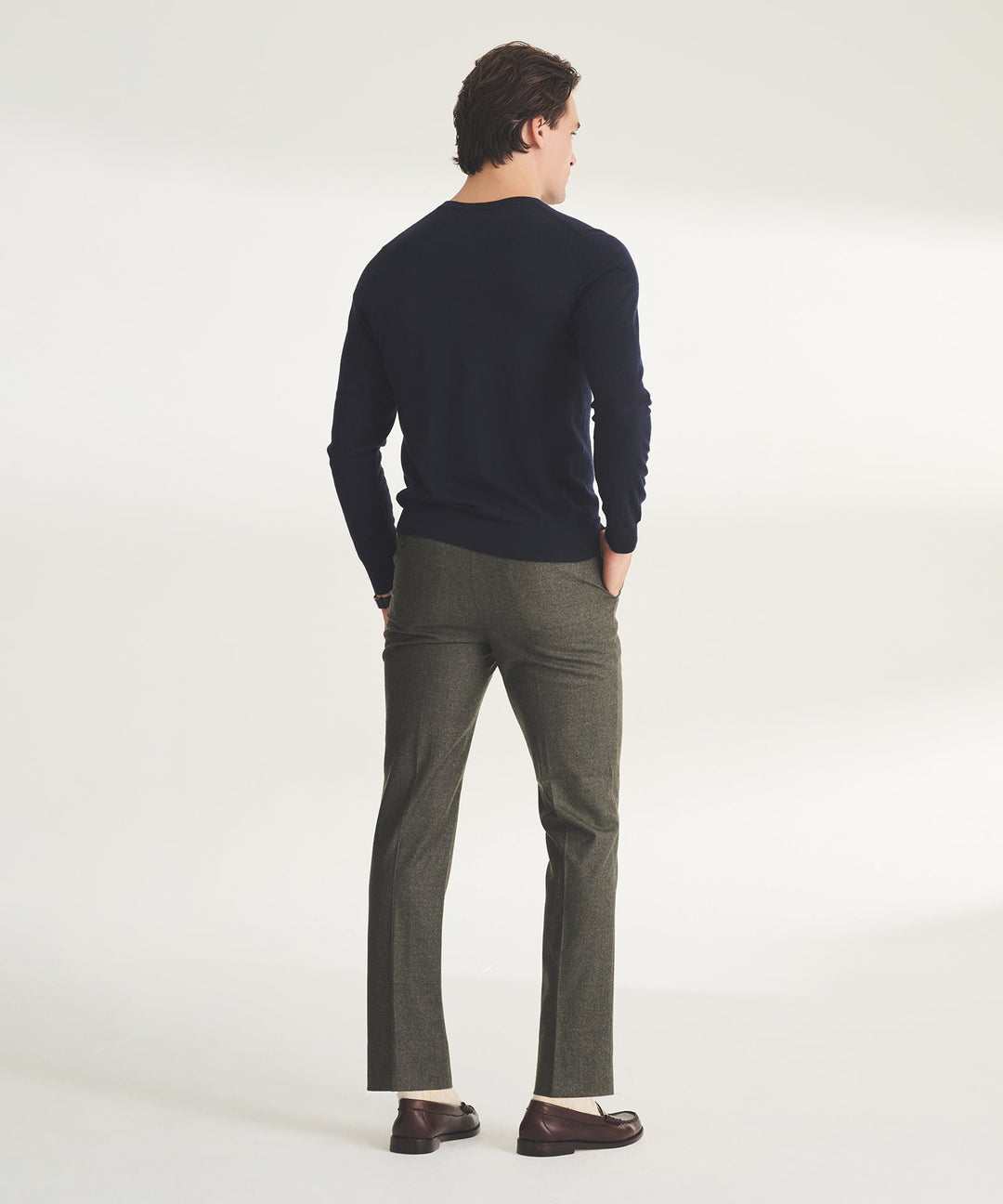 Elite V |Cashmere Long Sleeve V-Neck
