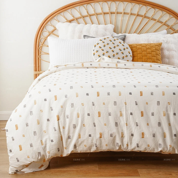 LINA | luxuriöser 100% Baumwoll-Mischbettdeckenbezug