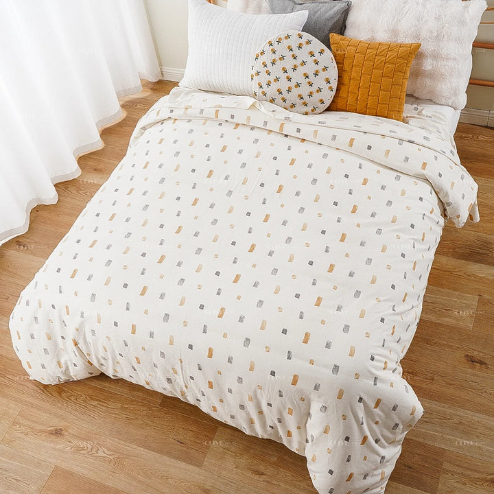 LINA | luxuriöser 100% Baumwoll-Mischbettdeckenbezug