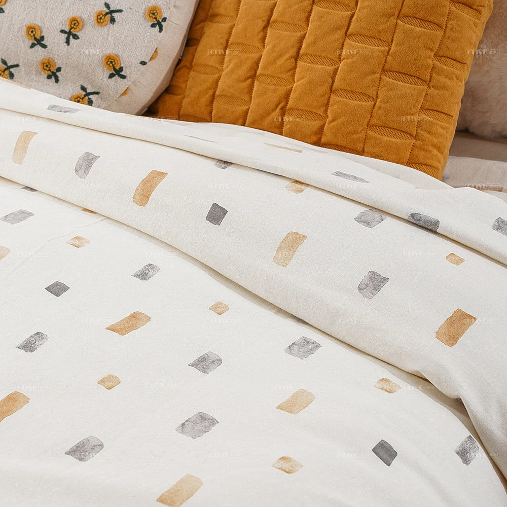 LINA | luxuriöser 100% Baumwoll-Mischbettdeckenbezug