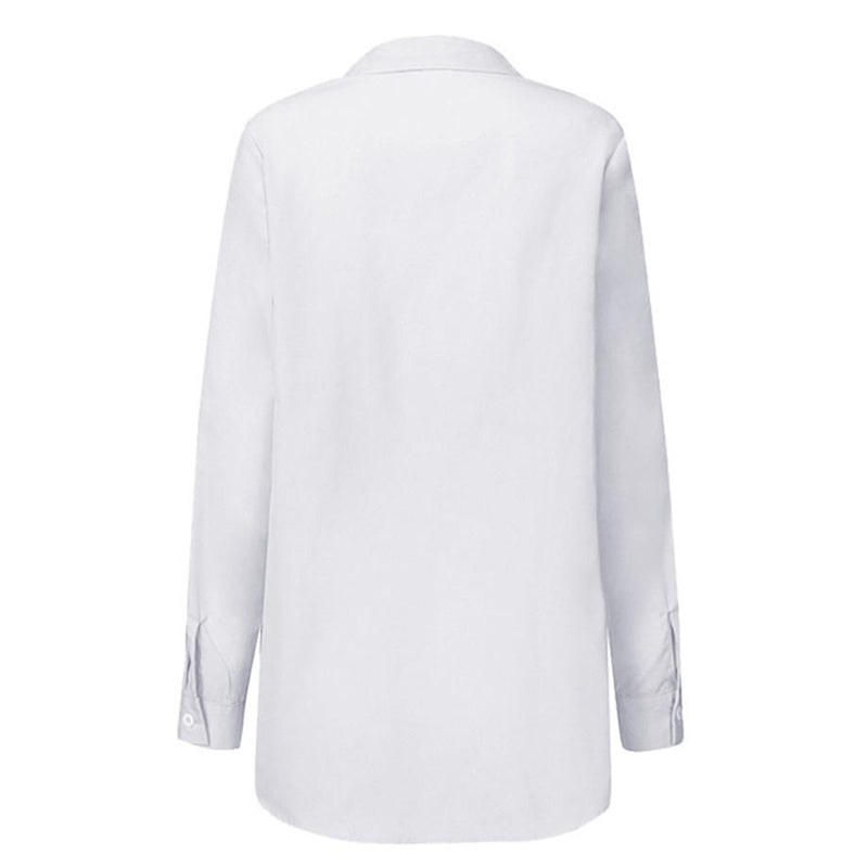 Chiara l Bluse mit langen Ärmeln und Bindegürtel