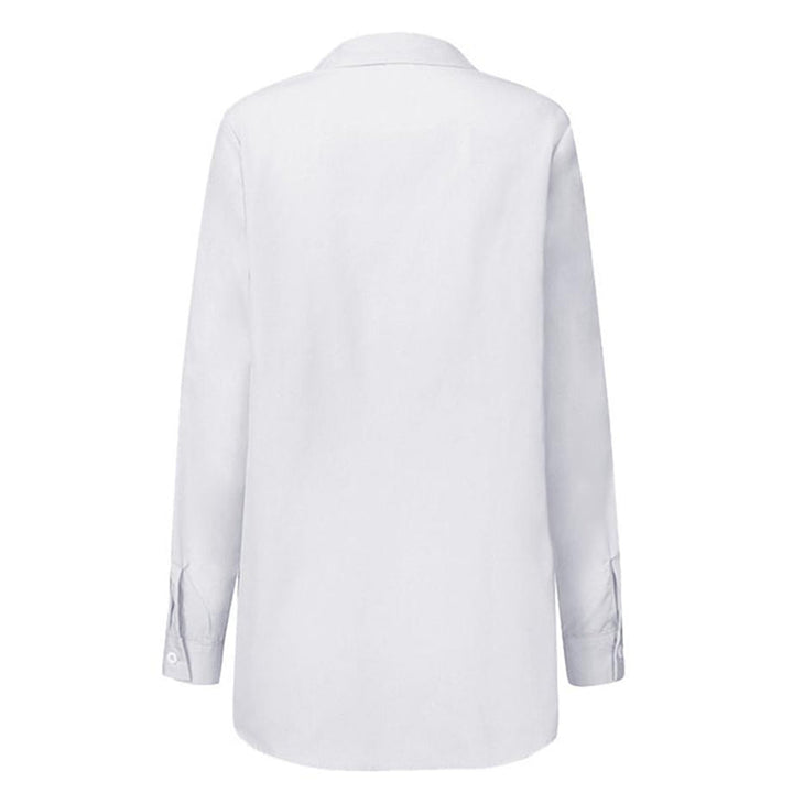 Chiara l Bluse mit langen Ärmeln und Bindegürtel