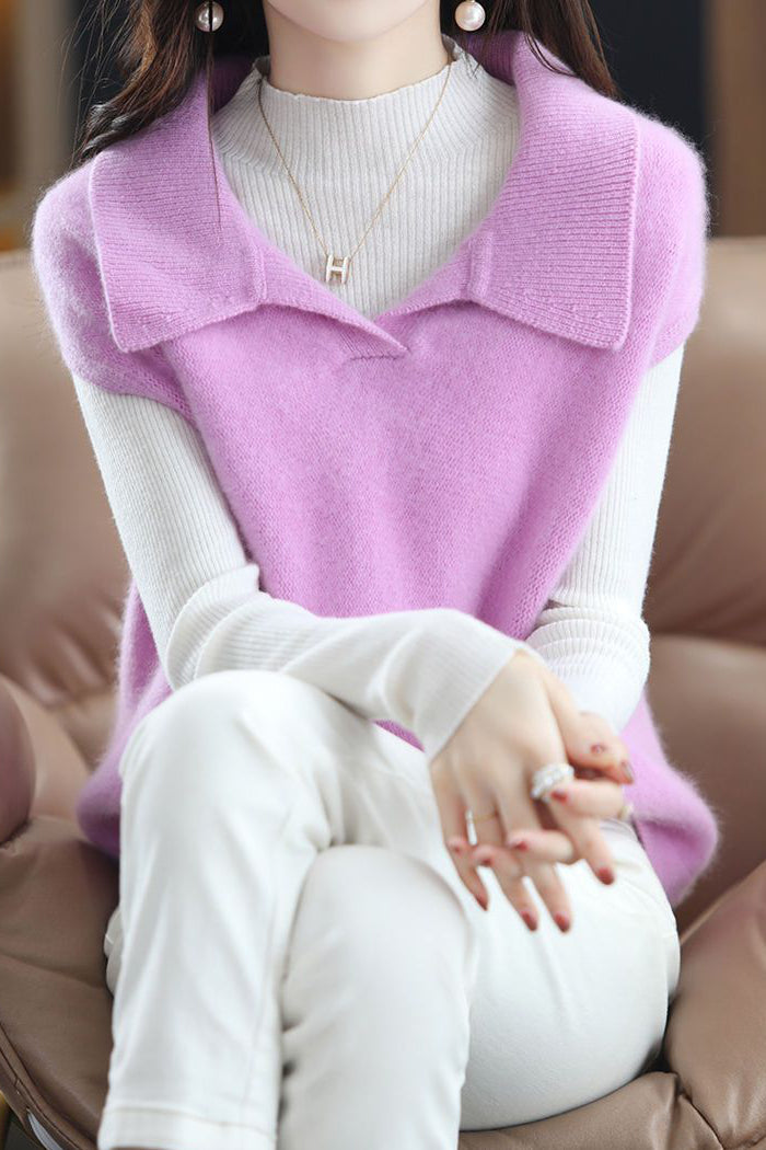 Lockere Weste, ärmellose Jacke