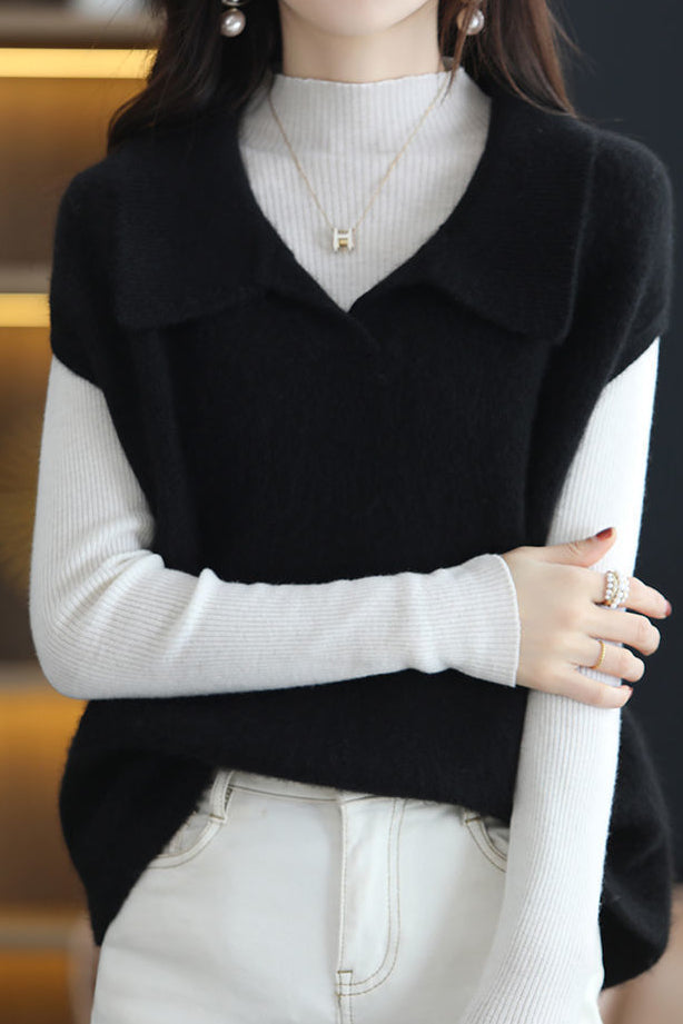 Lockere Weste, ärmellose Jacke