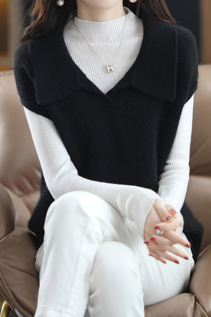 Lockere Weste, ärmellose Jacke