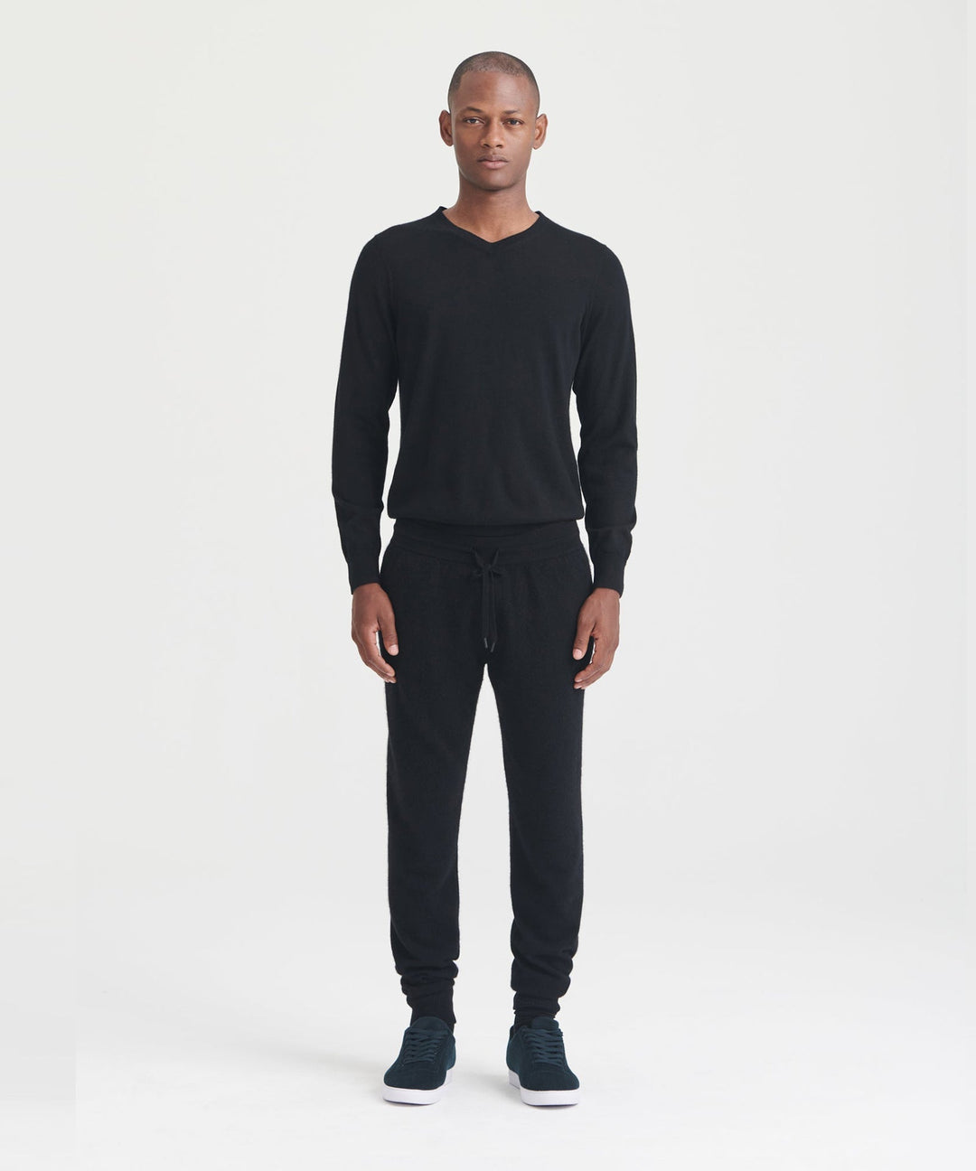 Elite V |Cashmere Long Sleeve V-Neck