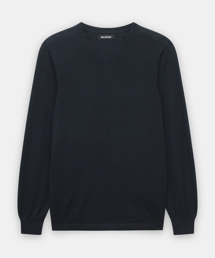 Elite V |Cashmere Long Sleeve V-Neck
