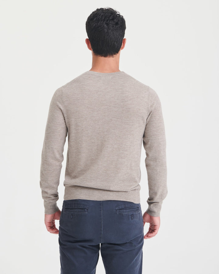 Elite V |Cashmere Long Sleeve V-Neck