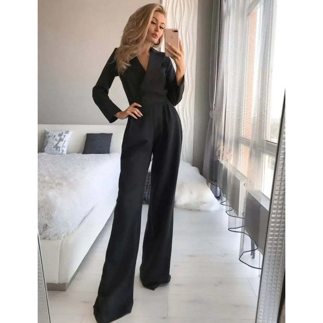 jamy | Jumpsuit im Business-Stil mit Kragen