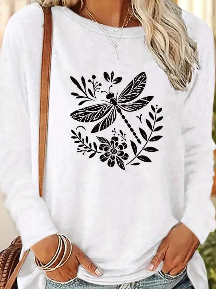 Libelle | T shirt mit Libellenmuster