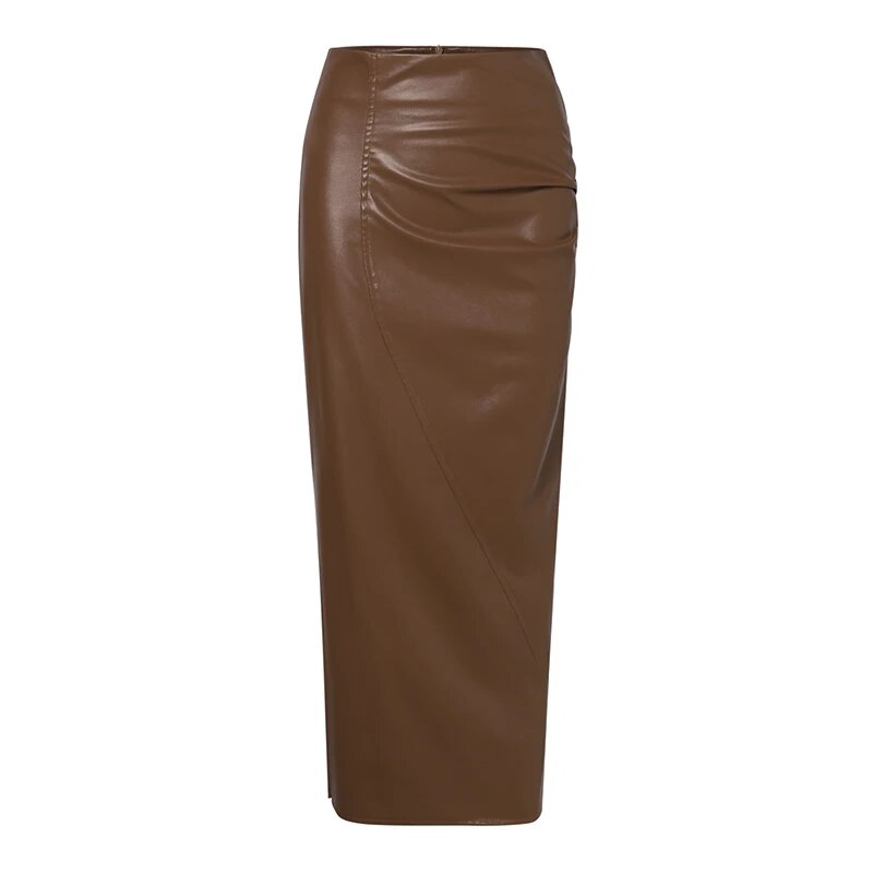 Juliet l Langer Rock aus weichem Leder