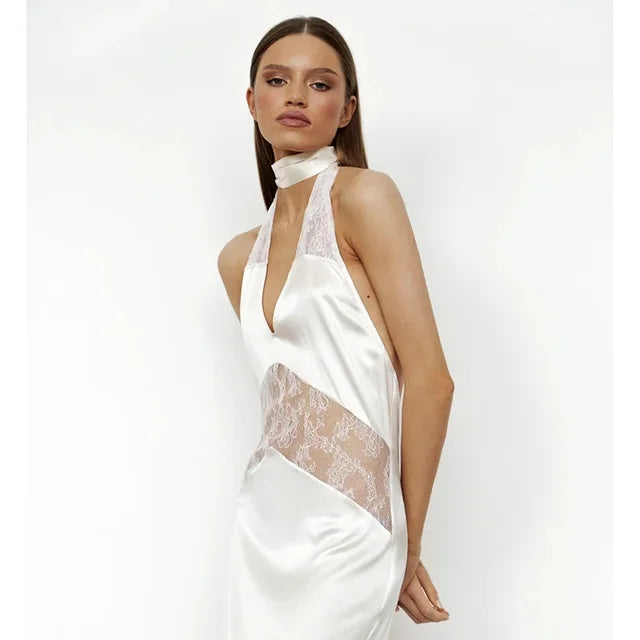 Patchy | Kleid mit Spitze