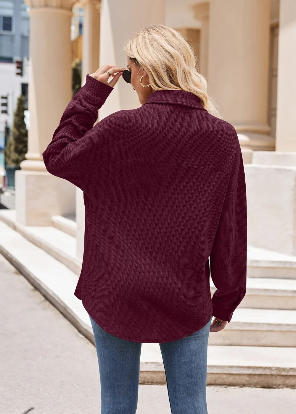 Katie | Lockere Frühlings- und Sommerbluse