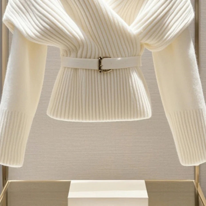 Belleza | Pullover mit Taillengürtel