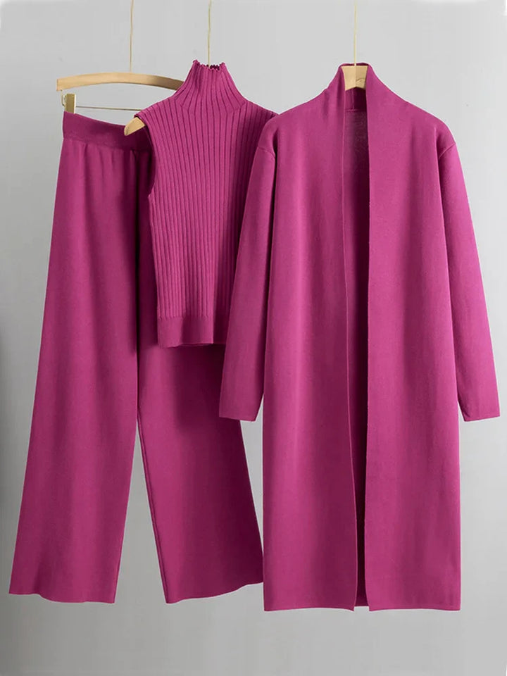 Emeralda | 3-teiliger Strickanzug