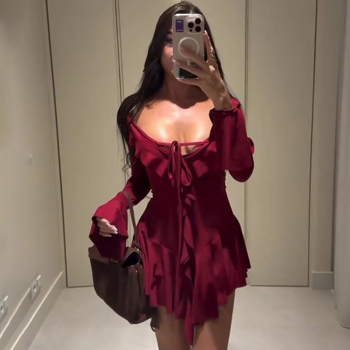 Eleganza |  Rüschen-Minikleid