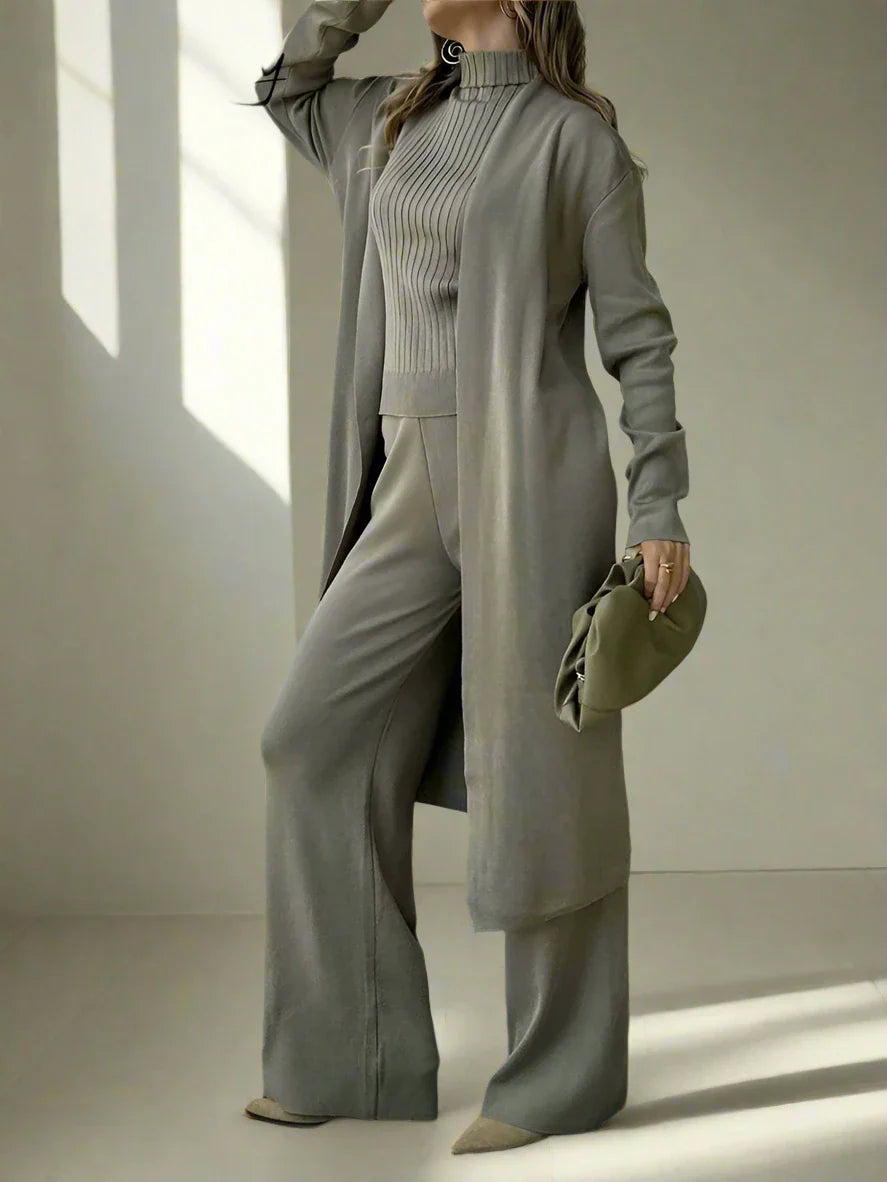 Emeralda | 3-teiliger Strickanzug