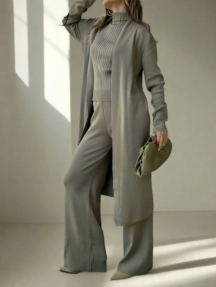 Emeralda | 3-teiliger Strickanzug