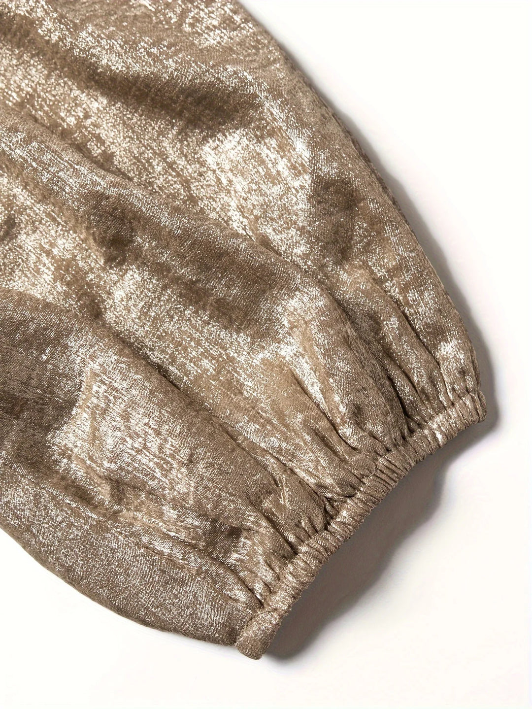 Meta Gold | Glamour-Wickelkleid