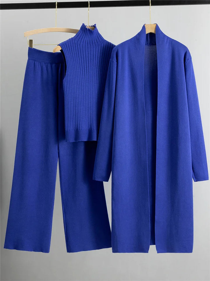 Emeralda | 3-teiliger Strickanzug