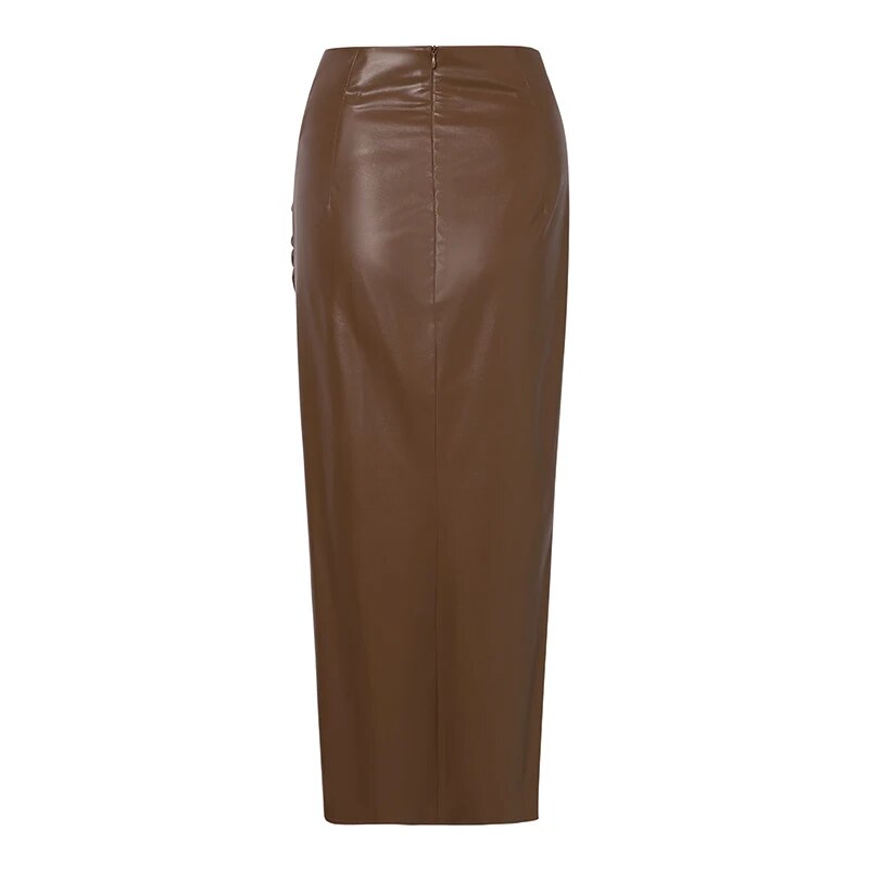 Juliet l Langer Rock aus weichem Leder