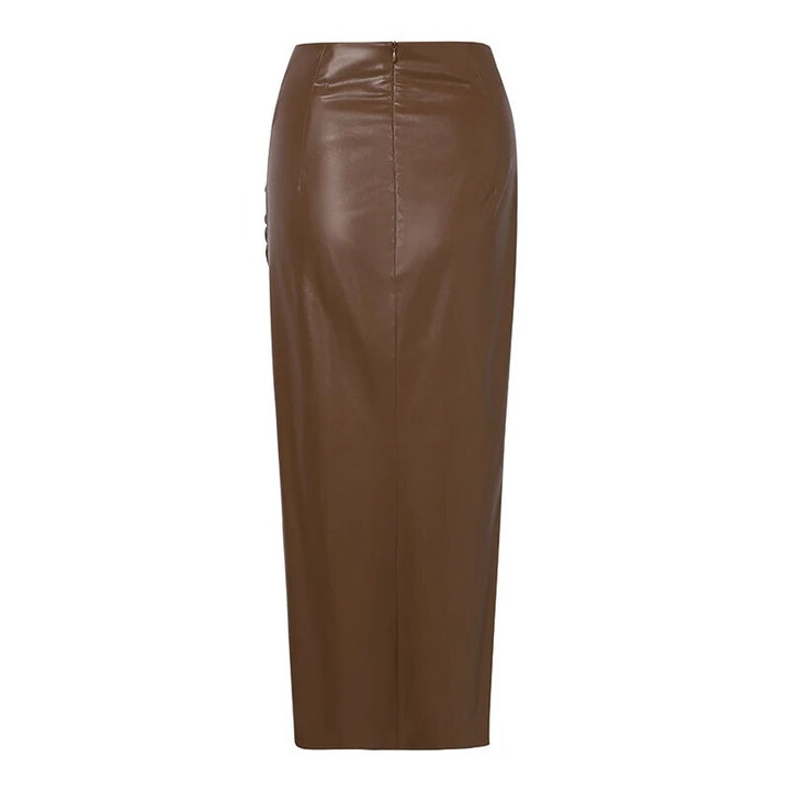 Juliet l Langer Rock aus weichem Leder