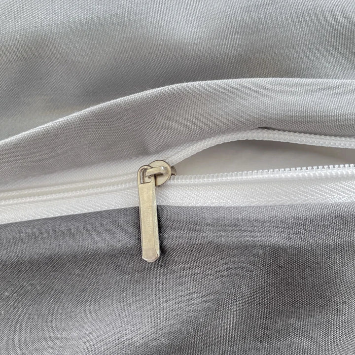 Lena | Ins stil einfarbig Bettdeckenbezug inkl. Kissenbezug