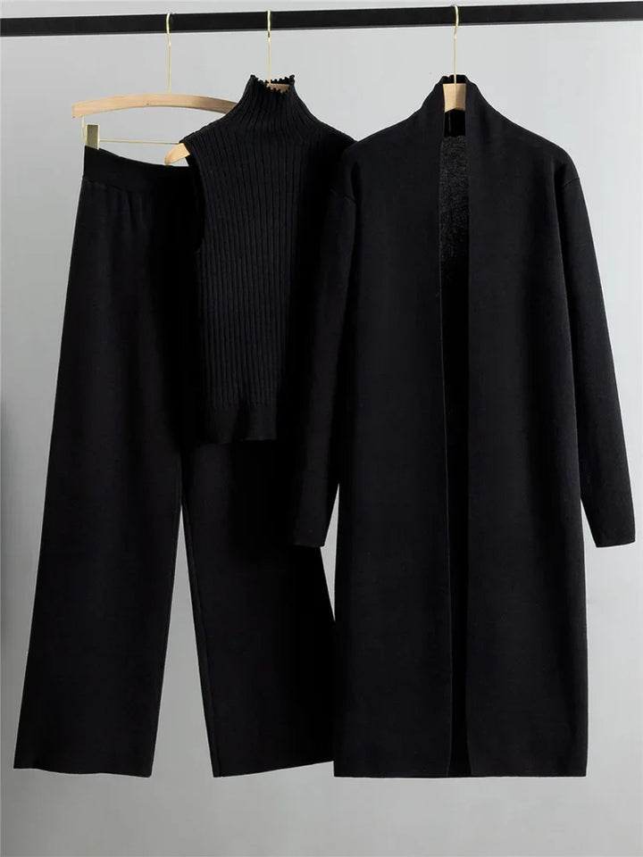 Emeralda | 3-teiliger Strickanzug