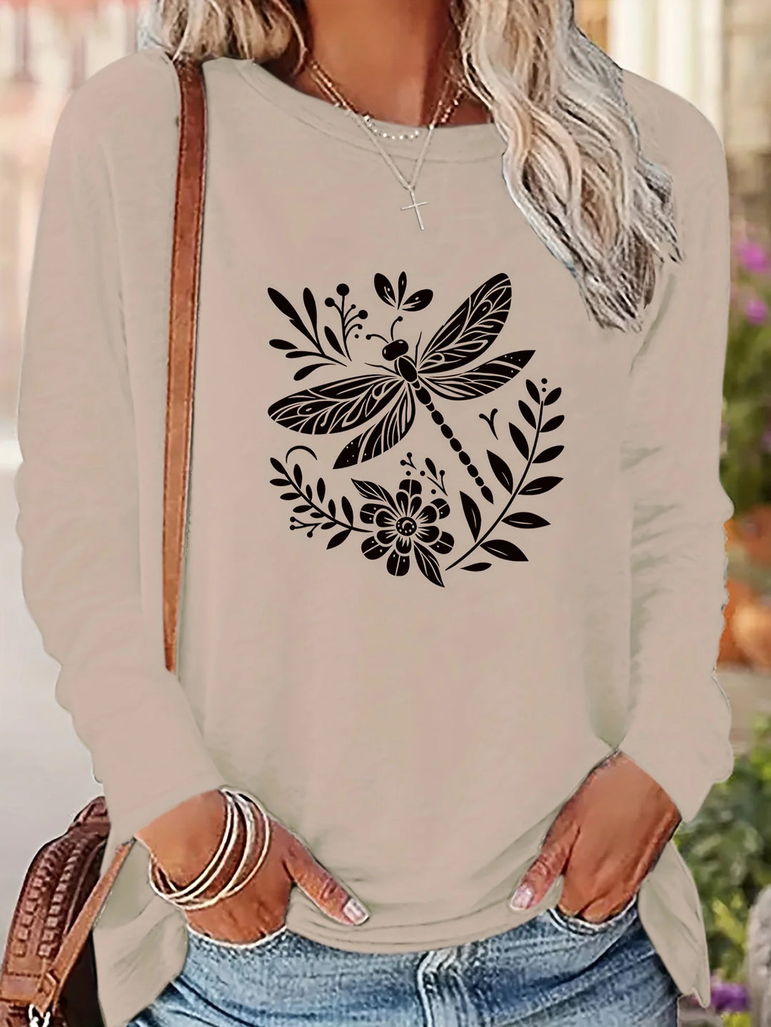 Libelle | T shirt mit Libellenmuster