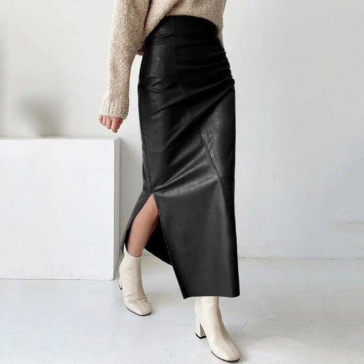 Juliet l Langer Rock aus weichem Leder