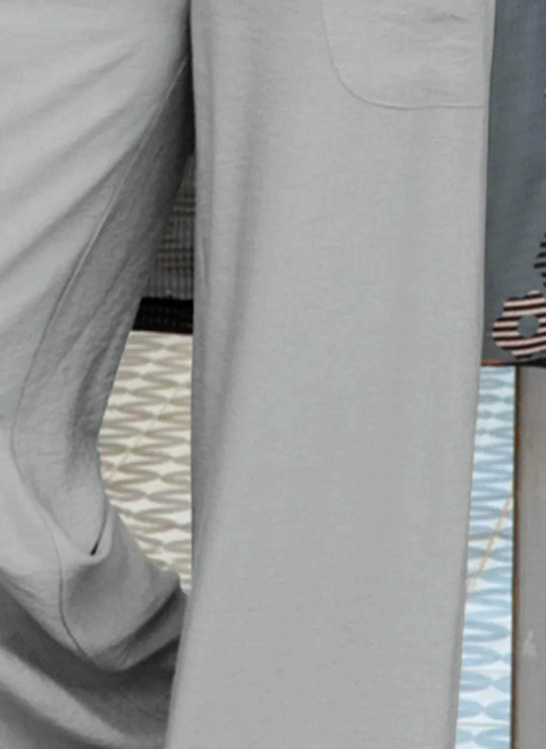 Emma | Hose mit weitem Bein und elastischer Taille