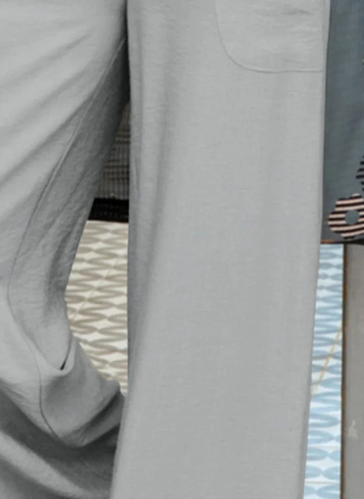 Emma | Hose mit weitem Bein und elastischer Taille