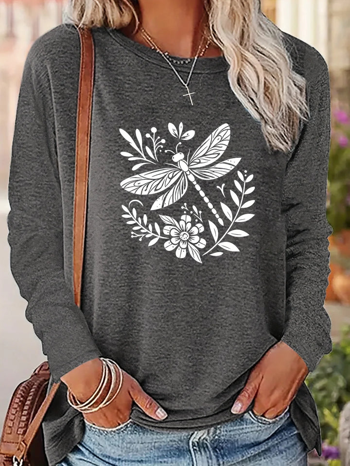 Libelle | T shirt mit Libellenmuster