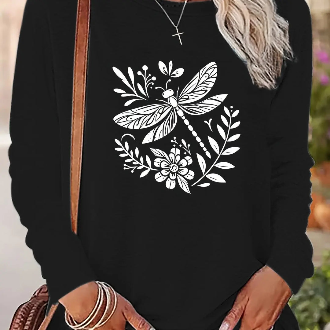 Libelle | T shirt mit Libellenmuster