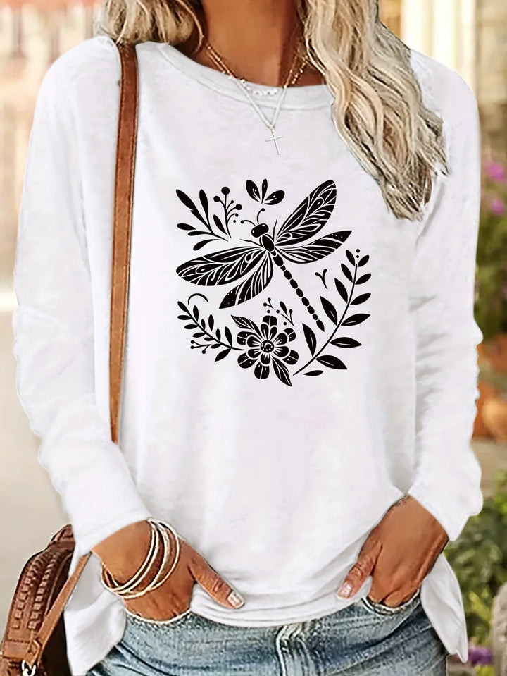 Libelle | T shirt mit Libellenmuster