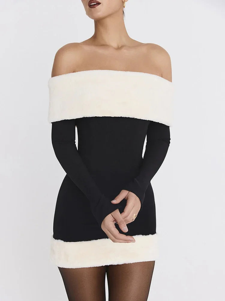 Taruxy | Mini-Kleid mit gewagtem Rückenausschnitt