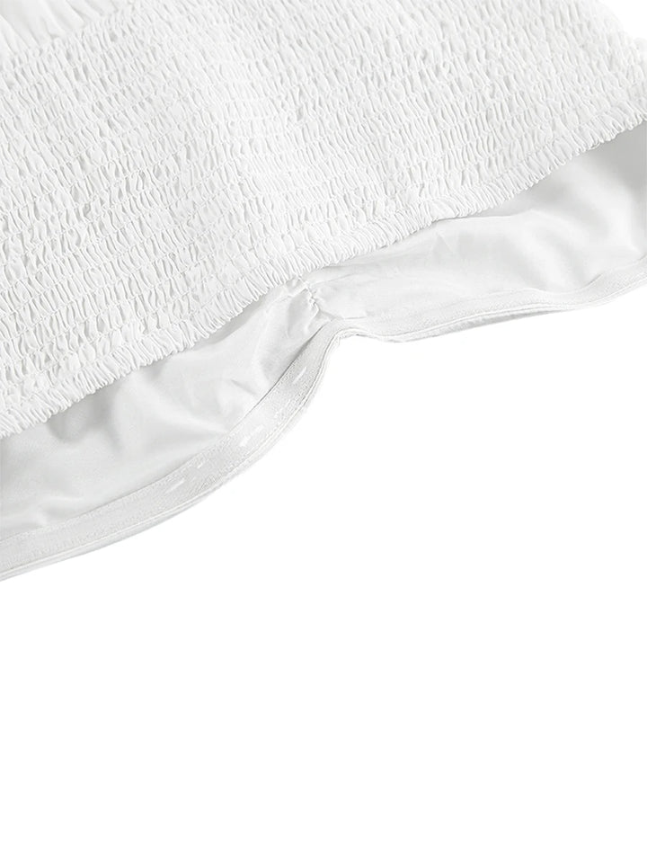 Lora | Damen Sommer Elegantes Party Mini-Kleid mit Taschen